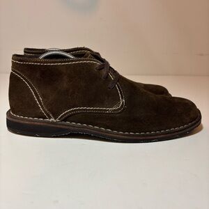 John Varvatos Men’s Hipster Brown Suede Chukka Boots Size 9 M Chelsea Boots